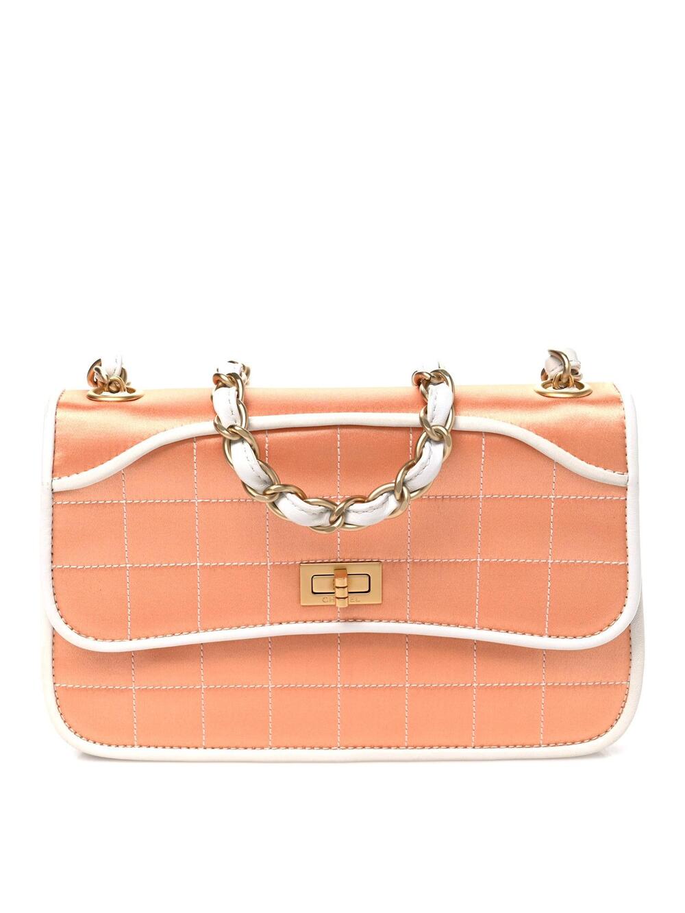 Chanel Satin Quilted Chocolate Bar Flap #308773C12B